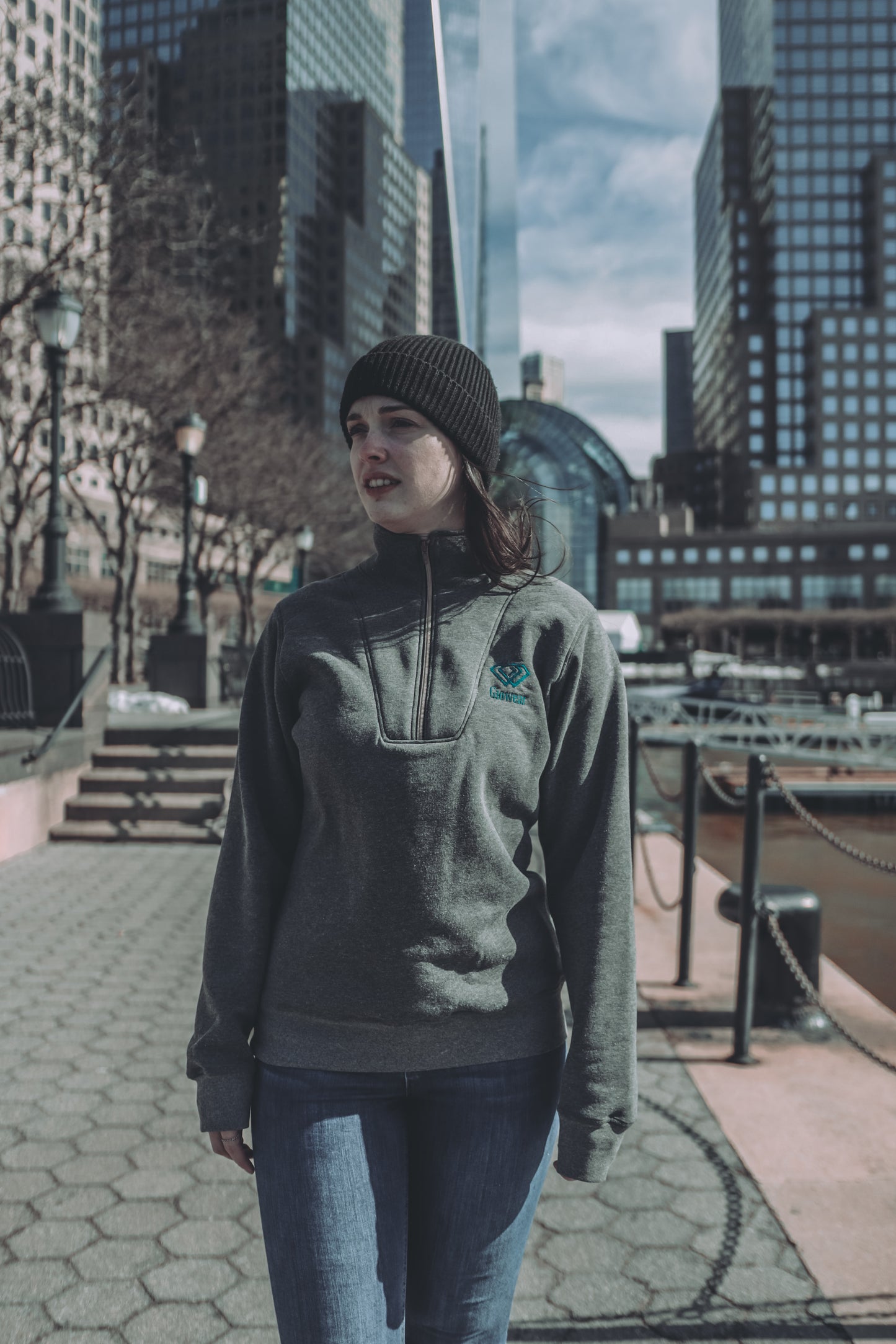 Giowear Pullover Grau meliert