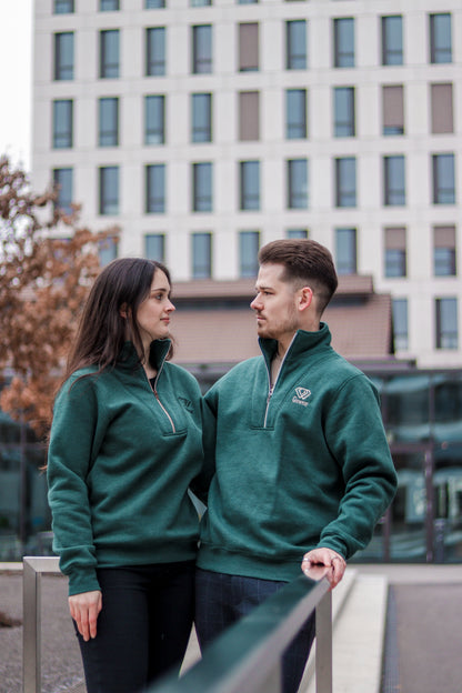 Giowear Pullover Grün meliert